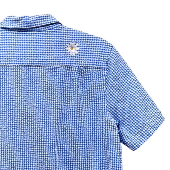 Quacker Factory Vintage Capri Pants Set Blue Medium - Picture 11 of 16